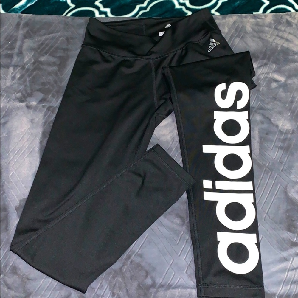 Black Adidas Full-Length Leggings
